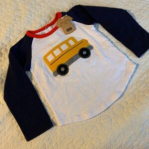 Mud Pie School Bus T-Shirt 12-18M NWT